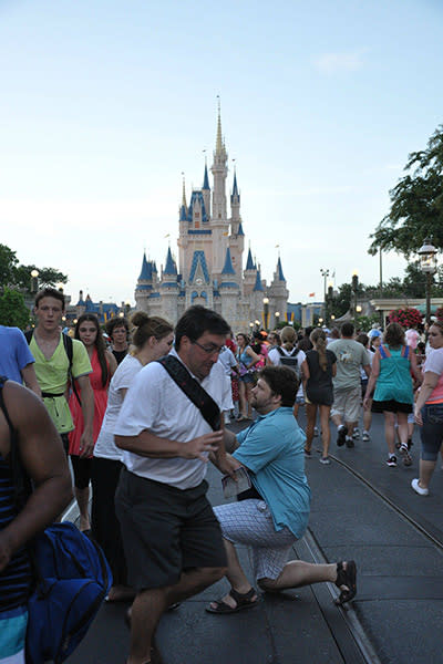 <div class="caption-credit">Photo by: SpnkyHappy on Reddit</div><div class="caption-title">"In The Way" Guy</div><p> After this proposal photobomb from Disney World was submitted to Reddit in July 2013, it was such a big hit that viewers nicknamed him "In The Way" Guy, and he became the source of endless Photoshopped memes. </p> <p> <i>Have a photobomb of your own that you'd like to share? Upload your pic to</i> <i><span>BG's Facebook page</span> or</i><i><span>submit it to us via Instagram</span> (be sure to include the hashtag #bgphotobombs) and we may add it to our list!</i> </p>