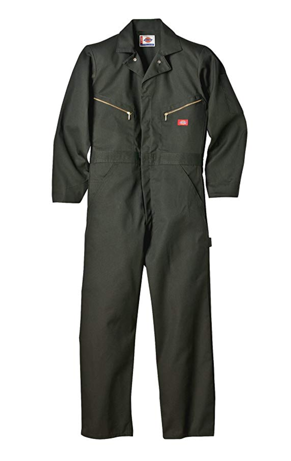<p><strong>Dickies</strong></p><p>amazon.com</p><p><strong>$47.99</strong></p><p><a href="http://www.amazon.com/dp/B0036G7WMY/?tag=syn-yahoo-20&ascsubtag=%5Bartid%7C10067.g.22618556%5Bsrc%7Cyahoo-us" rel="nofollow noopener" target="_blank" data-ylk="slk:Shop Now;elm:context_link;itc:0;sec:content-canvas" class="link ">Shop Now</a></p><p>All it takes to quench your need for speed is a pair of coveralls and some colorful patches (or even paper cutouts, if you're really running behind.) </p>