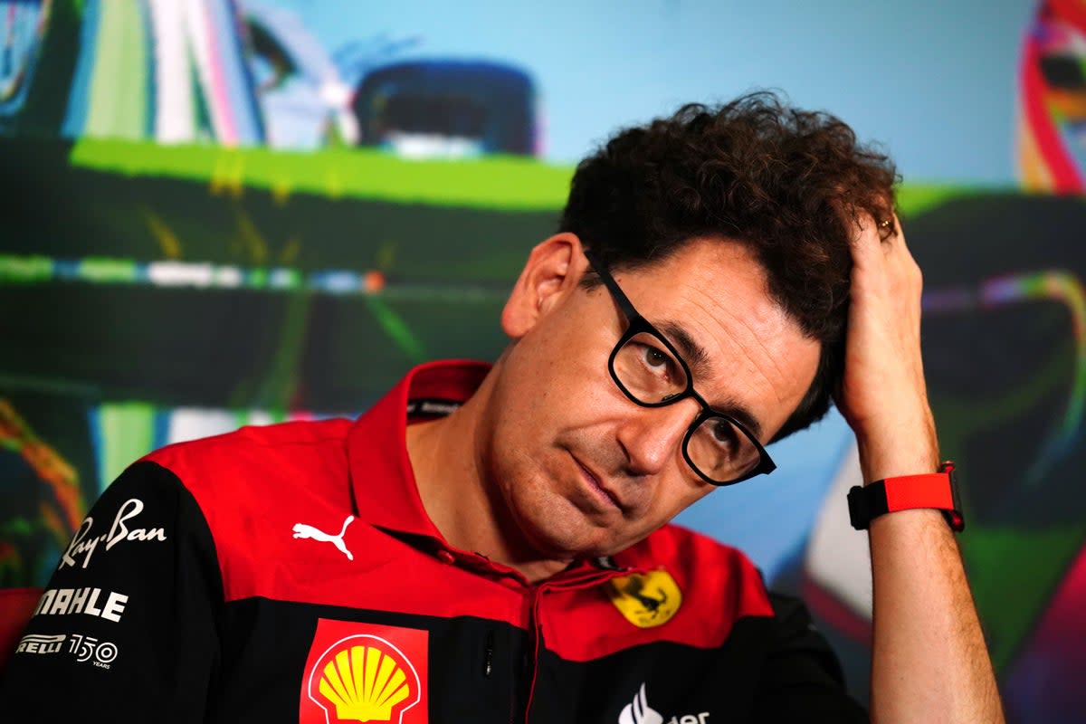 Mattia Binotto resigned as Ferrari team principal following the 2022 season  (PA Wire)
