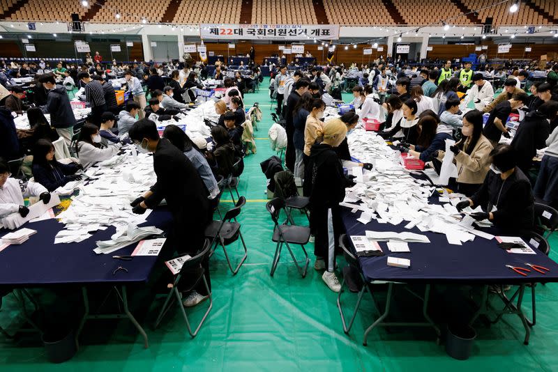 FILE PHOTO: 22nd parliamentary election in Seoul