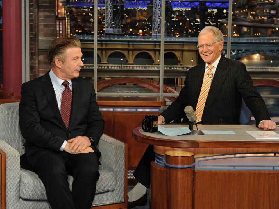 Alec Baldwin David Letterman show 2013 Getty Images