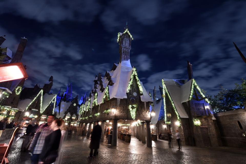 Hogsmead village Universal Studios Hollywood in Universal City, on Nov. 16, 2017.