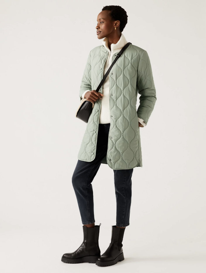 If you like a little more coverage, this spring jacket - which also comes in black - is the perfect buy. (Marks & Spencer)