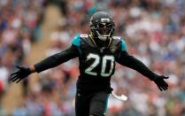 NFL Football - Jacksonville Jaguars vs Baltimore Ravens - NFL International Series - Wembley Stadium, London, Britain - September 24, 2017 Jalen Ramsey of Jacksonville Jaguars celebrates Action Images via Reuters/Andrew Boyers