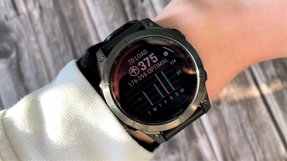 Garmin Fenix 7 watch on wrist