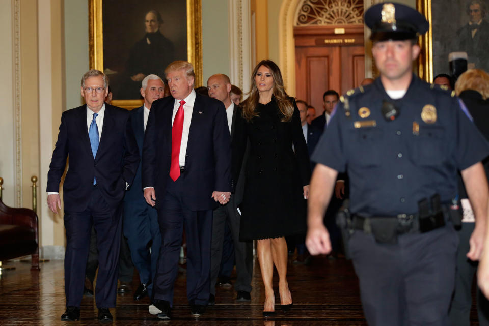 Donald Trump’s visit to the Capitol