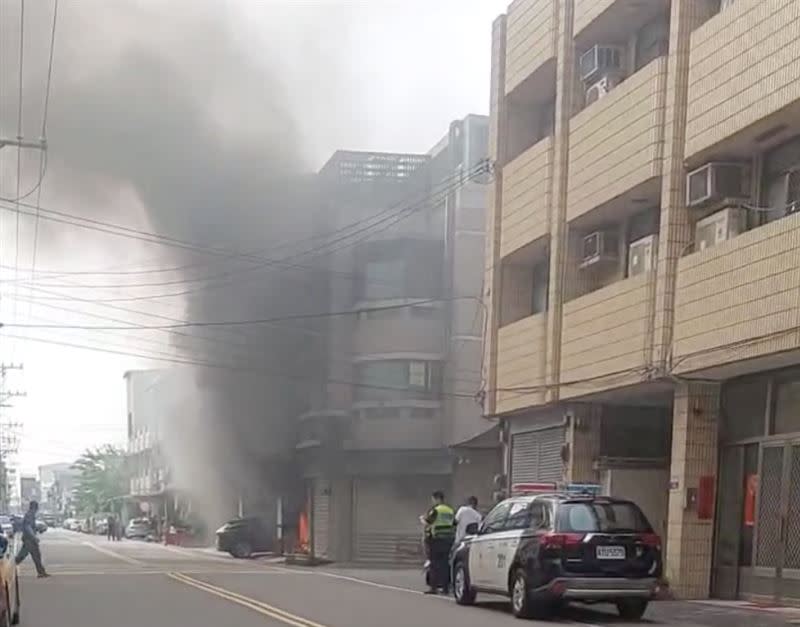 台中大雅發生縱火案。（圖／翻攝畫面）