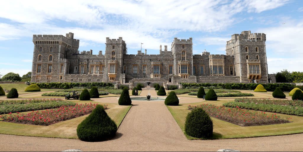 windsor castle's east terrace garden opens to the public  photocall