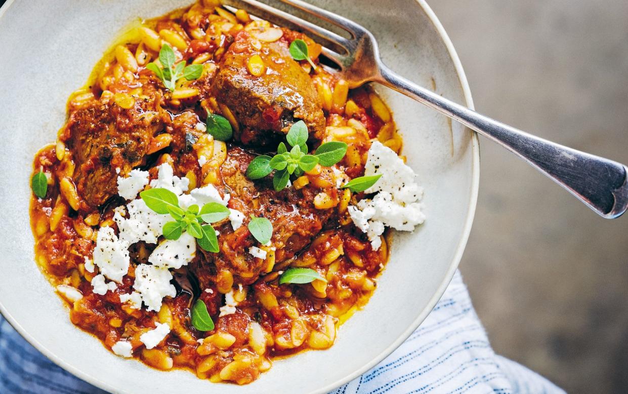 Slow cooker lamb with orzo: 'Unless the recipe calls for it, don’t be tempted to lift the lid and have a peek,' says Dobson