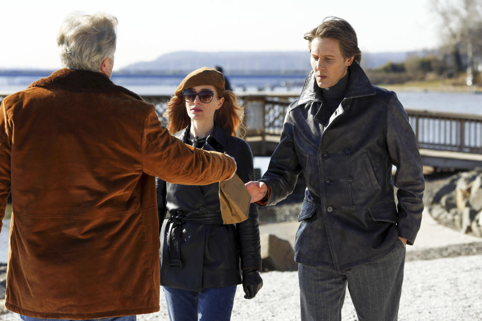 Lotte Verbeek as Katarina with guest stars CJ Wilson and Gabriel Mann