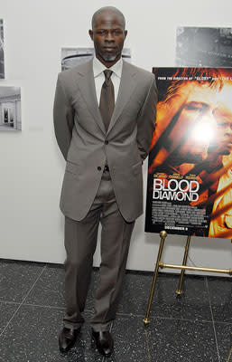 Djimon Hounsou at the New York premiere of Warner Bros. Blood Diamond