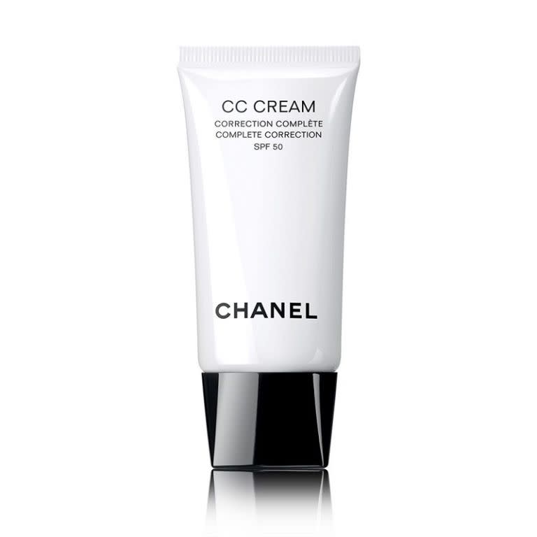 <p><a rel="nofollow noopener" href="https://www.johnlewis.com/chanel-cc-cream-complete-correction-spf-50/p1835069?colour=10" target="_blank" data-ylk="slk:John Lewis;elm:context_link;itc:0;sec:content-canvas" class="link ">John Lewis</a> - £46</p><p>Chanel's CC Cream meshes with the skin for a sheer and virtually undetectable finish that endures, which means it's a must-have for nailing the no make-up-make-up look. It made our large pores much less obvious, blanketed any yellowness and felt so soothing and hydrating on the skin. Buh-bye, flaky patches.</p>