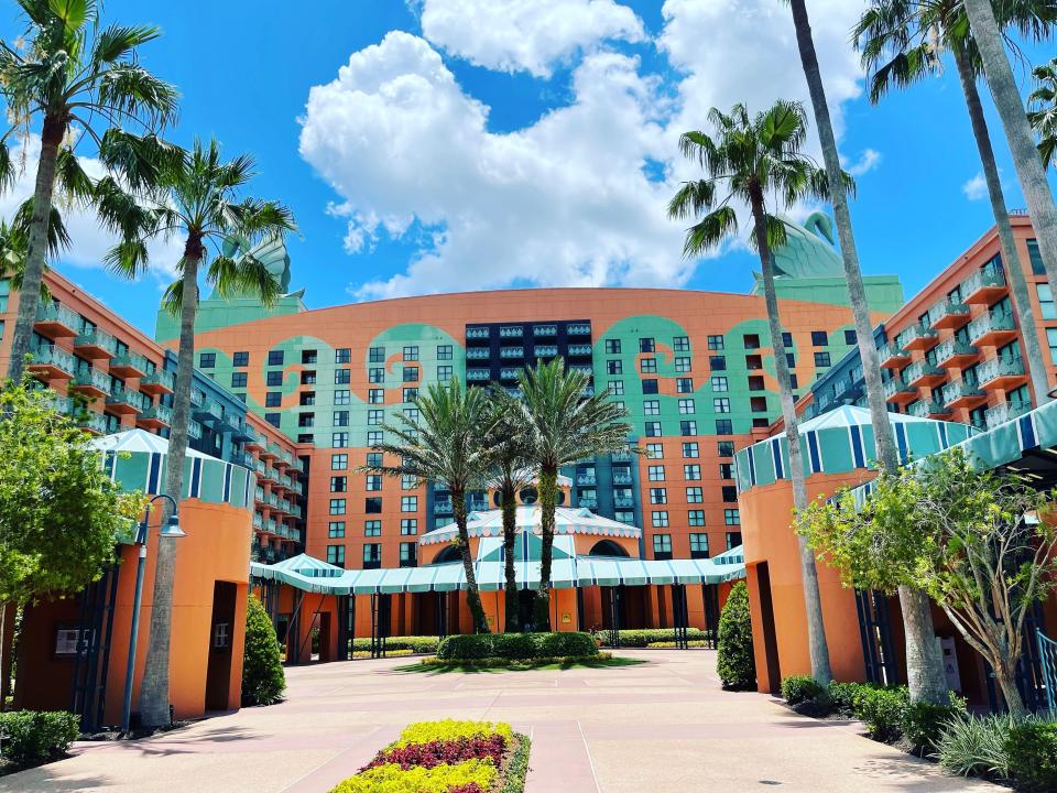 exterior shot of disney world dolphin resort