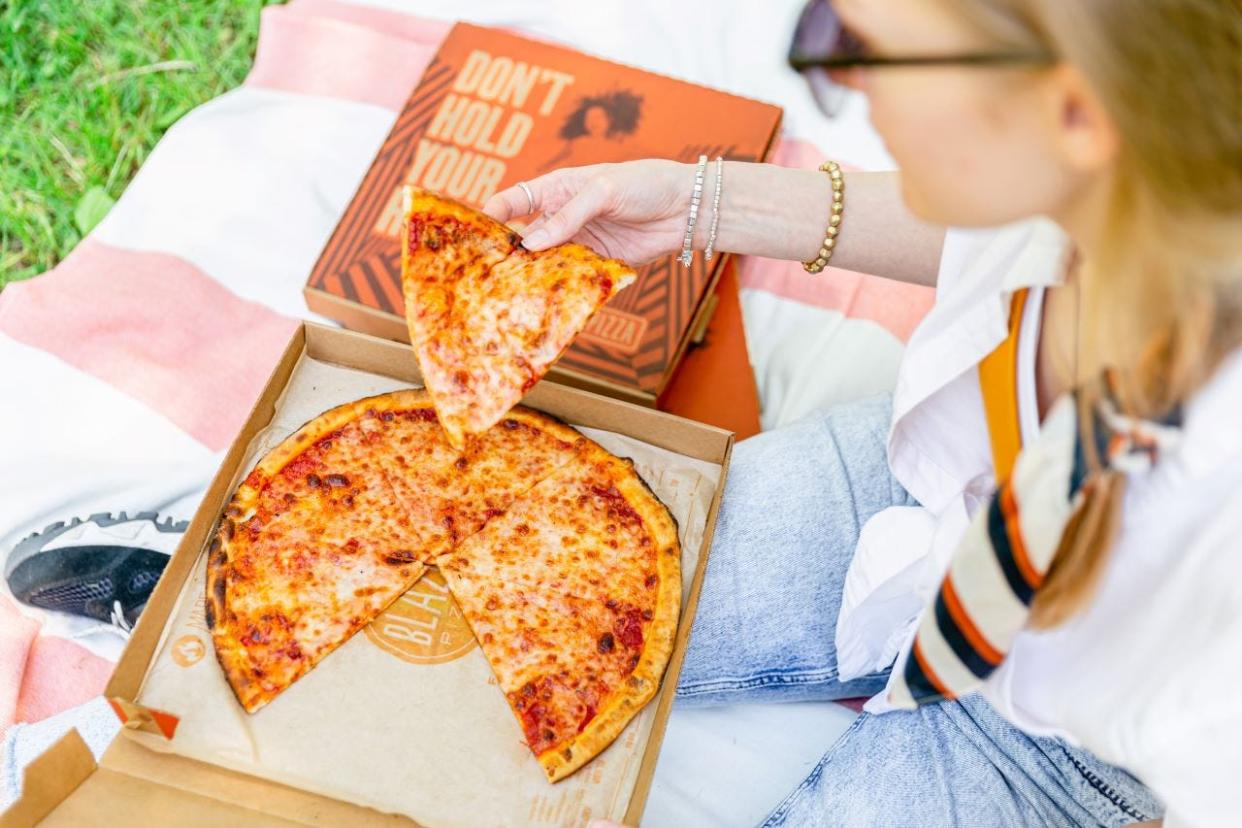 Blaze Pizza's Simple Pie.