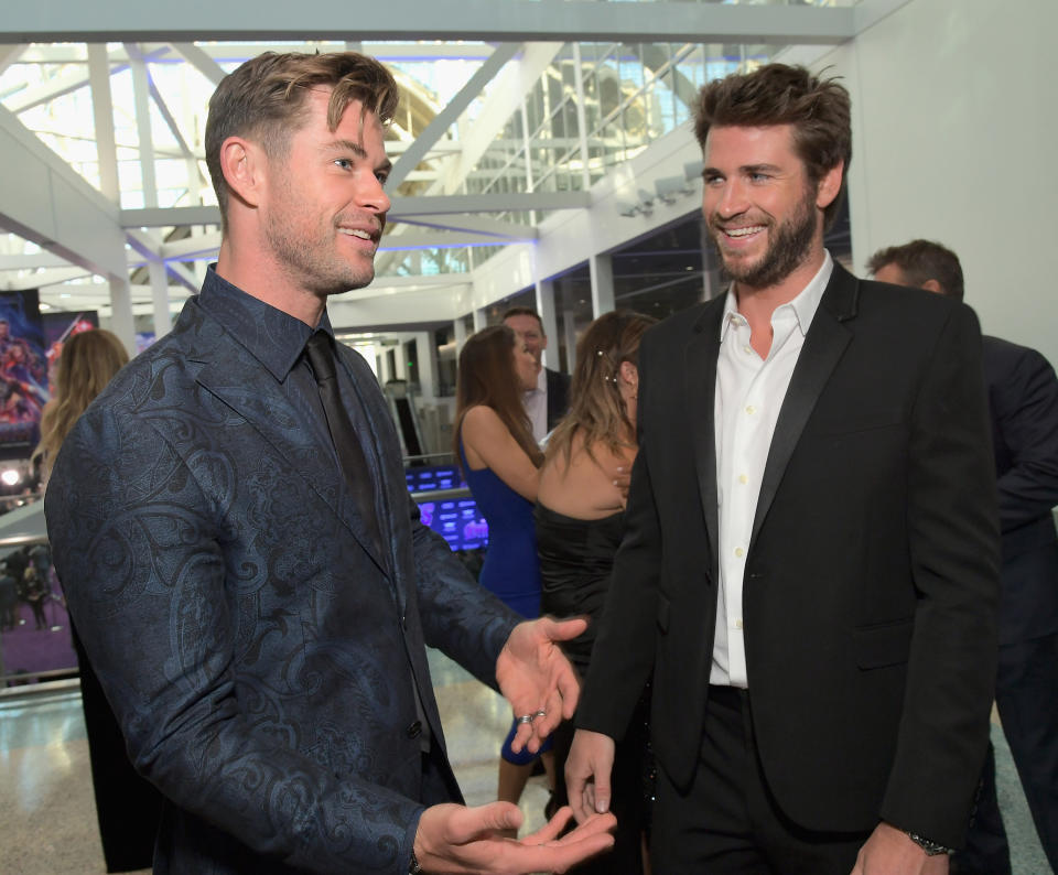 Chris and Liam Hemsworth