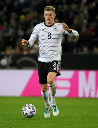 Real Madrid midfielder Toni Kroos was outstanding in Germany's 4-0 win over Belarus on Saturday