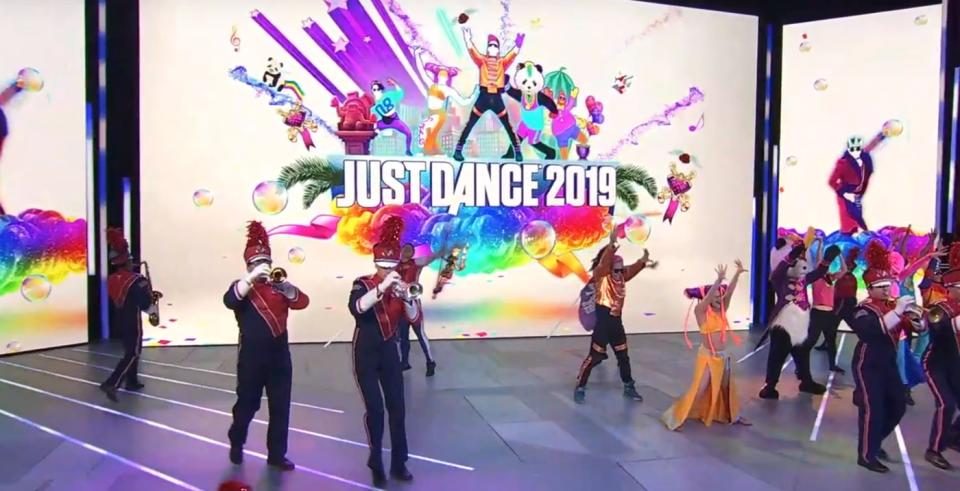 Ubisoft's E3 press conference kicked off with a marching band, crazy costumes