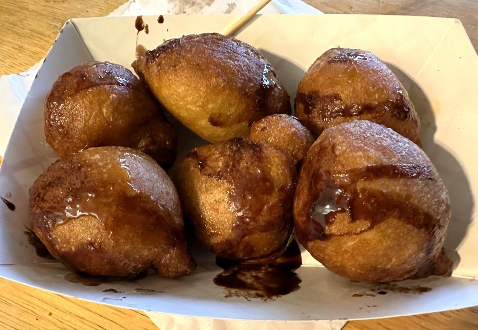 Amazing Alheri, a Redding restaurant that offers West African cuisine, offers the African pastry 'puff puff,' a best-seller.
