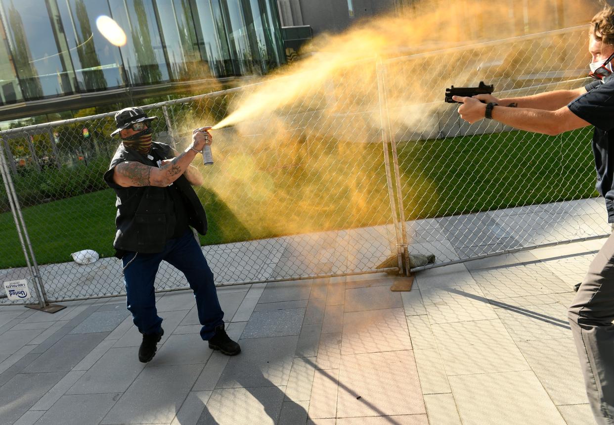 APTOPIX Denver Protest Shooting (Copyright - 2020, The Denver Post, MediaNews Group.)