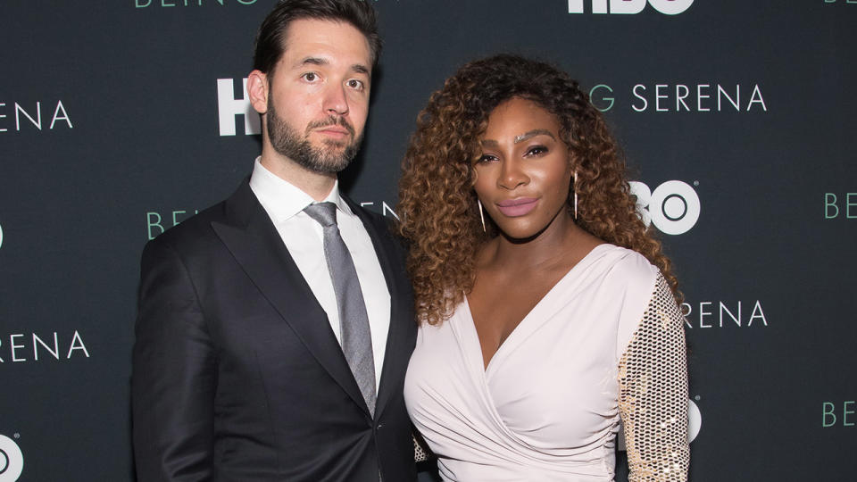 Serena Williams and Alexis Ohanian, pictured here in New York in 2018.