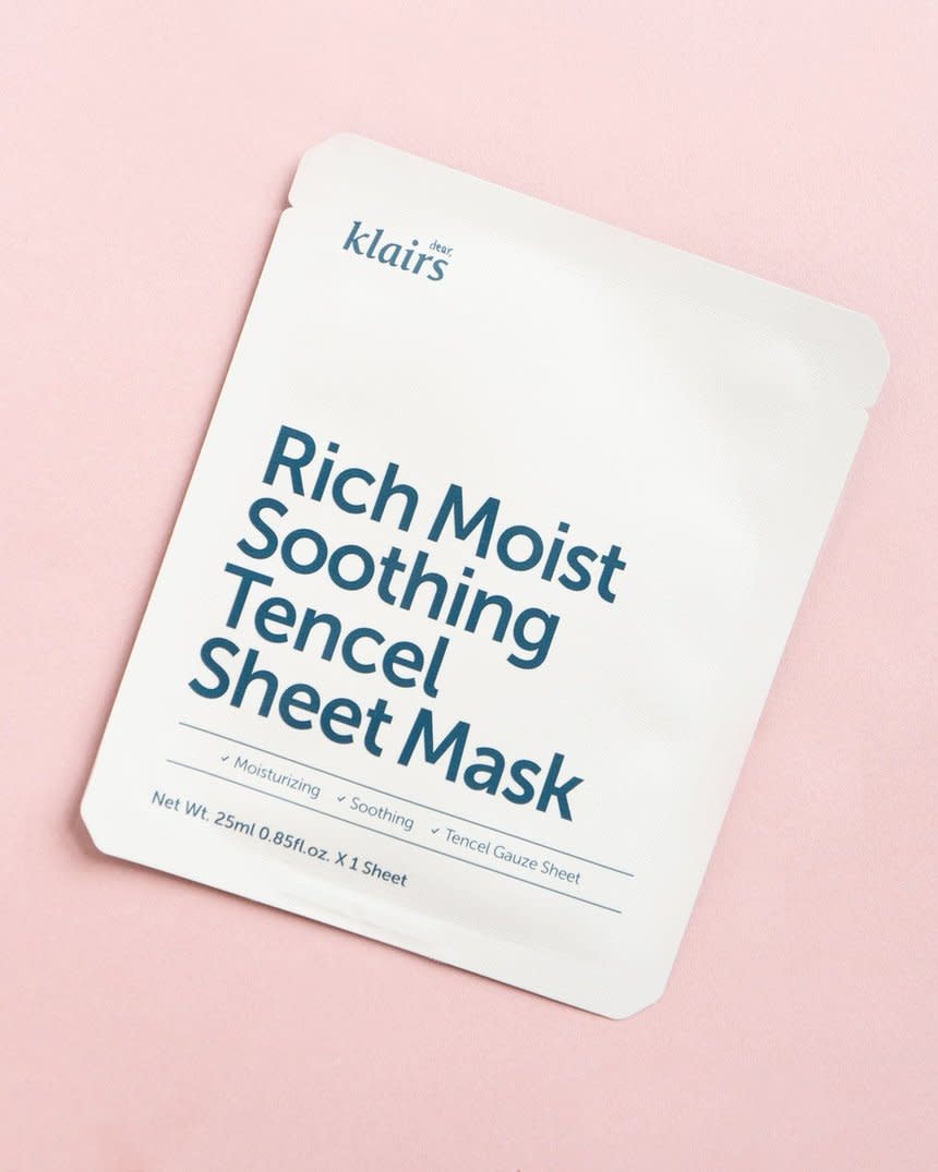 KLAIRS Rich Moist Soothing Tencel Sheet Mask 