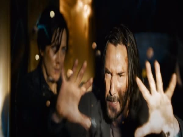 A still from 'The Matrix Resurrections' trailer (Image source: YouTube)