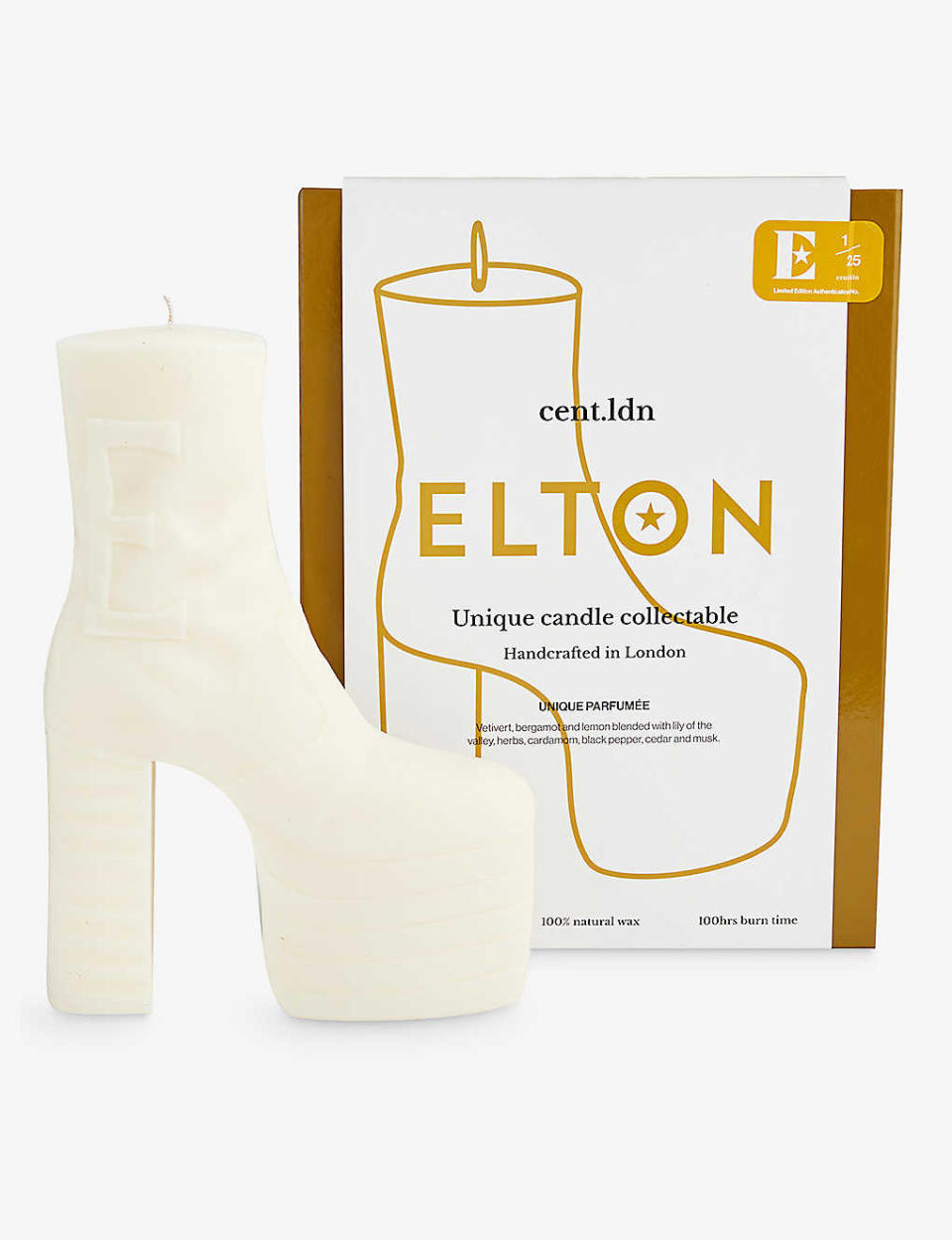 The Elton candle from Cent.Ldn