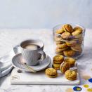 <p>These Italian biscuits (the name translates to Lady’s Kisses) are typically made with hazelnuts or almonds. We’ve used pistachios here for a twist.</p><p><strong>Recipe: <a href="https://www.goodhousekeeping.com/uk/food/recipes/a36381890/baci-di-dama/" rel="nofollow noopener" target="_blank" data-ylk="slk:Baci di Dama;elm:context_link;itc:0;sec:content-canvas" class="link ">Baci di Dama</a></strong></p>
