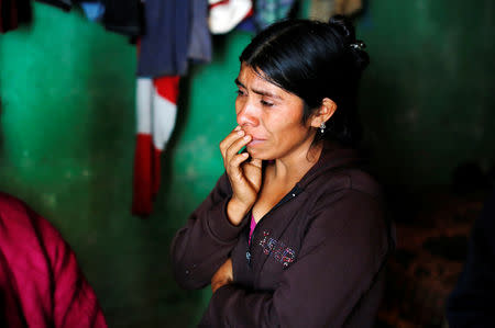 FILE PHOTO: Catarina Alonzo, mother of Felipe Gomez Alonzo, a 8-year-old boy detained alongside his father for illegally entering the U.S., who fell ill and died in the custody of U.S. Customs and Border Protection (CBP), reacts at her home in the village of Yalambojoch, Guatemala December 27, 2018. REUTERS/Luis Echeverria