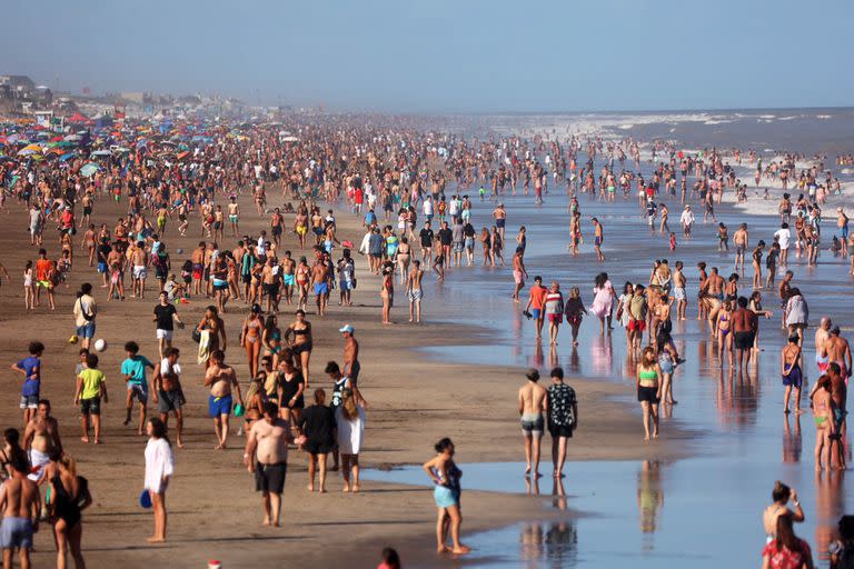 Ola de calor en Pinamar