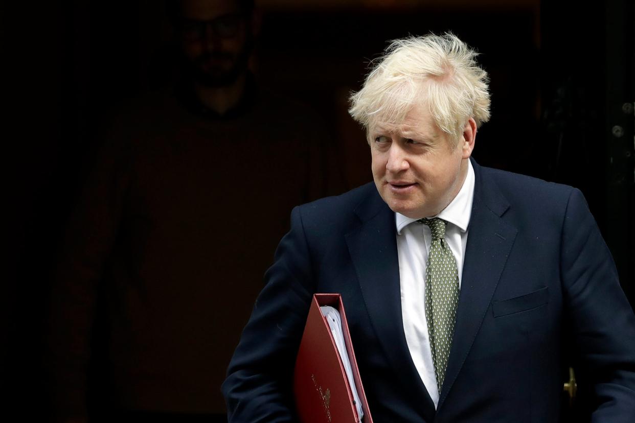 Britain Isolated Boris Johnson (Copyright 2020 The Associated Press. All rights reserved)