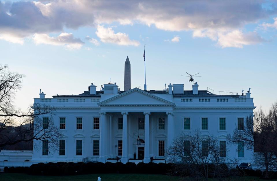 Outgoing President Donald Trump and First Lady Melania Trump travel to their Mar-a-Lago golf club residence in Palm Beach, Florida, and will not attend the inauguration for President-elect Joe Biden.