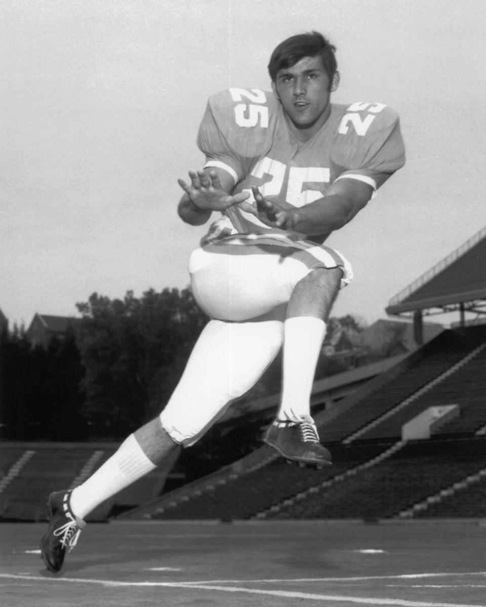 Eddie Brown in his playing days at the University of Tennessee at Knoxville.
