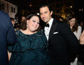 <p>Chrissy Metz and Milo Ventimiglia attended the after-party for the Fox Broadcasting Co., Twentieth Century Fox Television, FX, and <em>National Geographic</em> at Vibiana. (Photo: Emma McIntyre/Getty Images) </p>