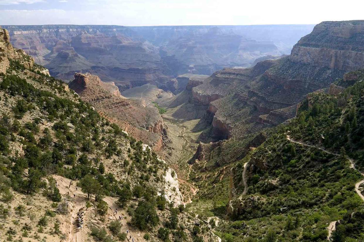 Mandatory Credit: Photo by Thomas Lammeyer/imageBROKER/Shutterstock (5052226a) Bright Angel Trail, South Rim, Grand Canyon National Park, Arizona, USA, North America VARIOUS