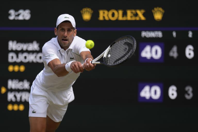 Novak Djokovic es el máximo favorito al título en Wimbledon, donde acumula cuatro coronas en fila