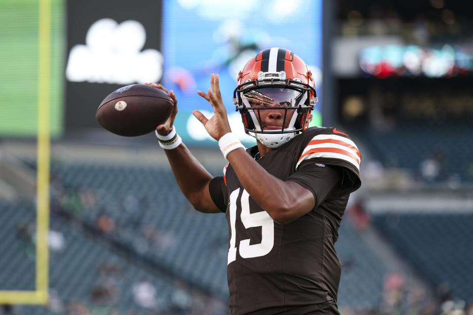 The Browns traded Joshua Dobbs to the Cardinals in August. (Perry Knotts/Getty Images)