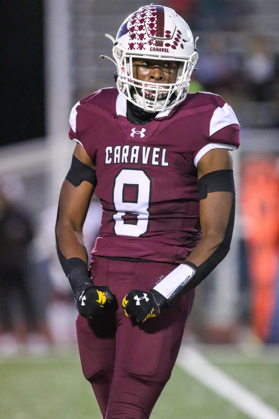 Caravel's Mekhi Carmon is the Defensive Player of the Year in Class 2A-3.