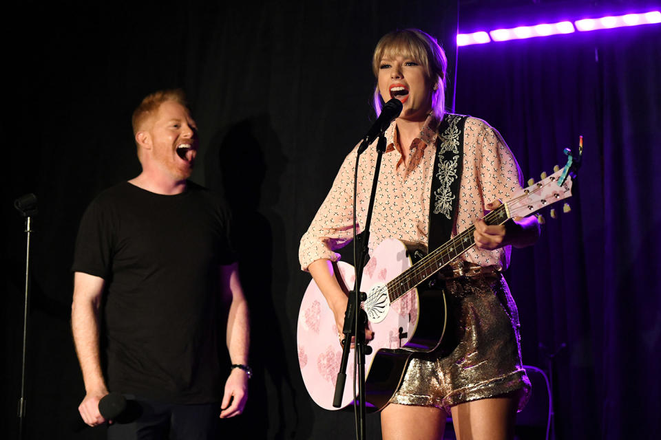 <p>During Pride Month in 2019, <a href="https://people.com/music/taylor-swift-performs-stonewall-inn/" rel="nofollow noopener" target="_blank" data-ylk="slk:Swift made a surprise appearance;elm:context_link;itc:0;sec:content-canvas" class="link ">Swift made a surprise appearance</a> at AEG and Stonewall Inn's pride celebration commemorating <a href="https://people.com/politics/stonewall-riots-50-years-later/" rel="nofollow noopener" target="_blank" data-ylk="slk:the 50th anniversary of the Stonewall Uprising;elm:context_link;itc:0;sec:content-canvas" class="link ">the 50th anniversary of the Stonewall Uprising</a>. </p>