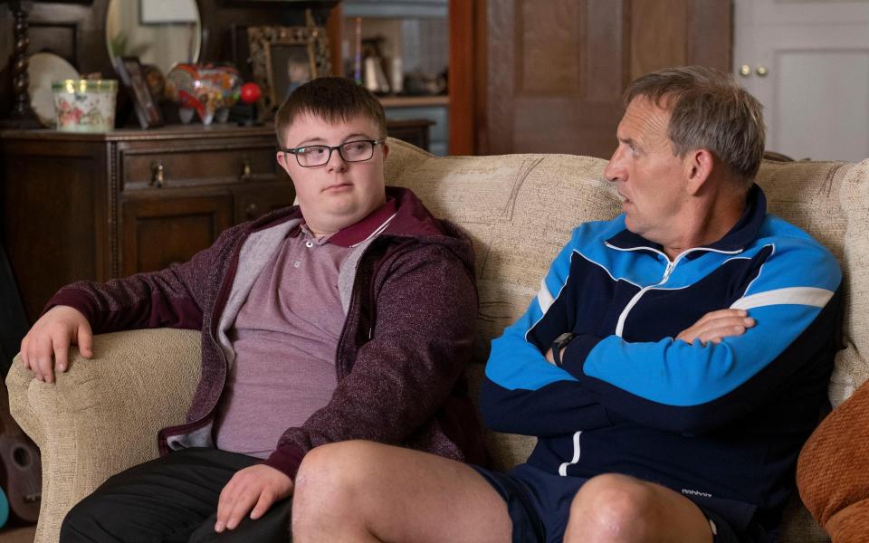 Leon Harrop as Ralph and Christopher Eccleston as Maurice