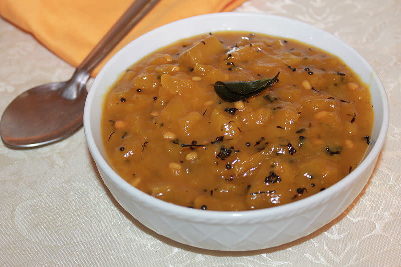 Lip-smacking Mango Pachadi