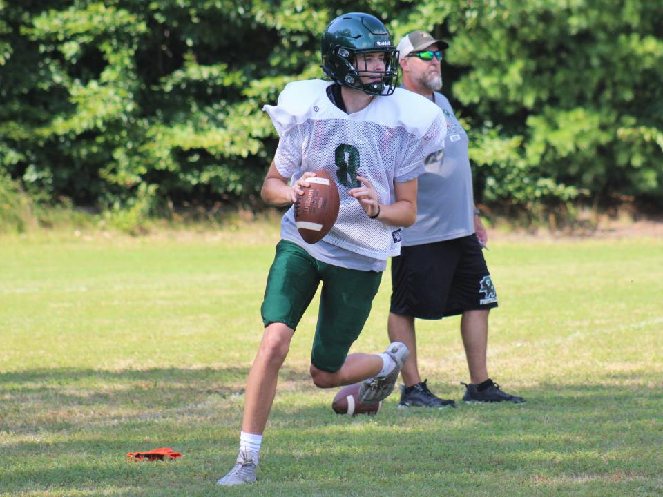 Dighton-Rehoboth’s Joel DaSilva, as pictured during football practice.