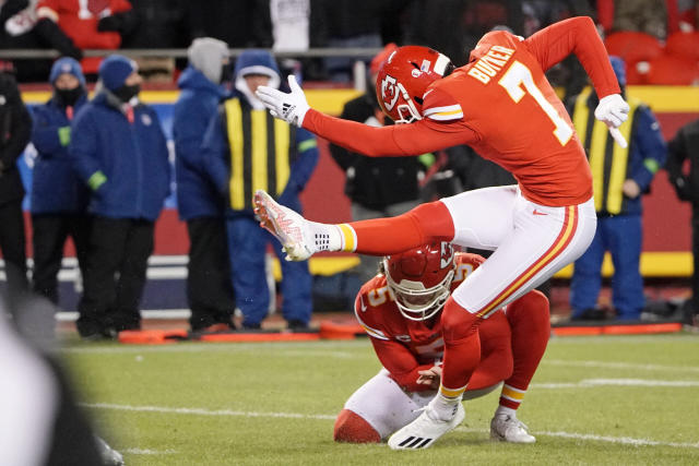 Harrison Butker kicks Chiefs to Super Bowl after Bengals personal foul