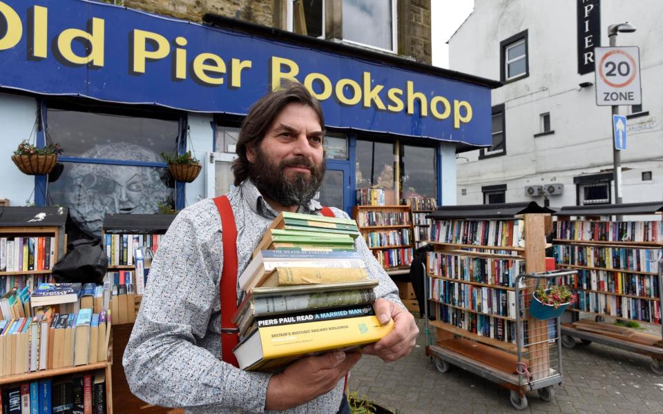 Tony Vettese, who owns the Old Pier Bookshop, believes Morecambe is on the up