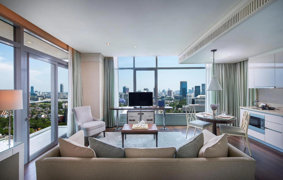 曼谷住宿推薦「曼谷東臨儷舍」(Oriental Residence Bangkok)（圖片來源：Oriental-Residence Bangkok）