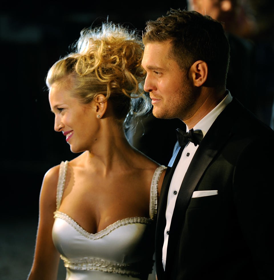 Michael Bublé and Luisana Lopilato