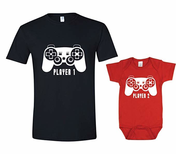 Player 1 T-Shirt&Matching Onesie