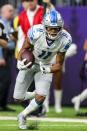 Nov 4, 2018; Minneapolis, MN, USA; Detroit Lions wide receiver Marvin Jones Jr. (11) carries the ball during the first quarter against the Minnesota Vikings at U.S. Bank Stadium. Mandatory Credit: Brace Hemmelgarn-USA TODAY Sports