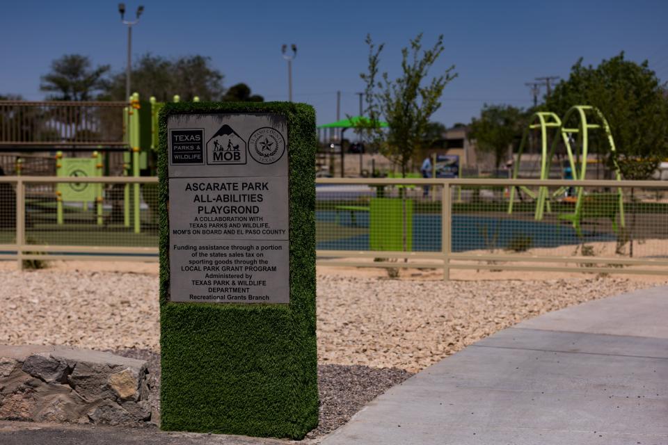 The El Paso County Parks and Recreation Department opens its largest all-abilities playground at Ascarate Park in the Lower Valley.