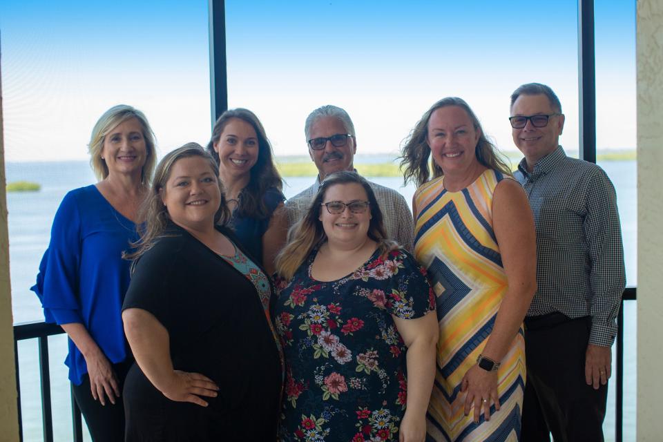 Back row, L-R: Kelly Dickens, Sydney Hilderbrand, Angelo Celmo, Corey McCloskey, Ron Howard; Front row, L-R: Misty Tidwell, Lauren Turner